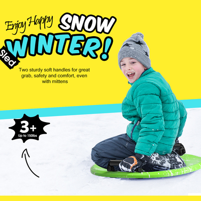 10代のサイクリングスキー スノー sleds ハンドル 耐久性 XPE 泡構造