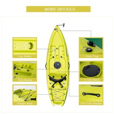 2.1-3m 長さ回転型カヤック WOOWAVE LLDPE/HDPE素材で製造