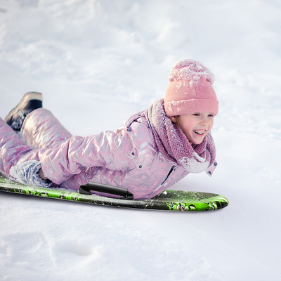 冬の雪の季節の子供のためのプラスチックPEコアスノーボード 軽量スノーボード