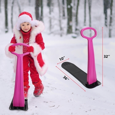 36' 板長 軽量 折りたたむスノースクーター 子供用 耐久性 スノー sleds