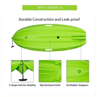 LLDPE/HDPE素材 2.2M シングルシート シートオントップ プラスチックカヤック