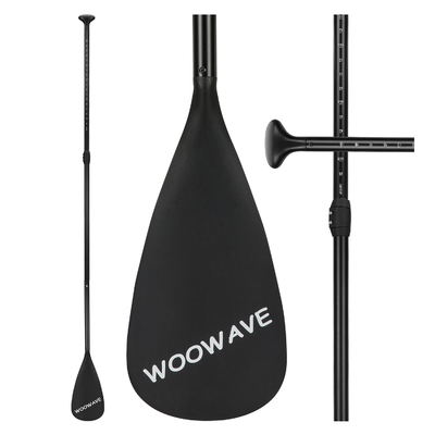 軽量で調節可能なデザインの3パーツのWoowave アルミ製の充気式スープパドル