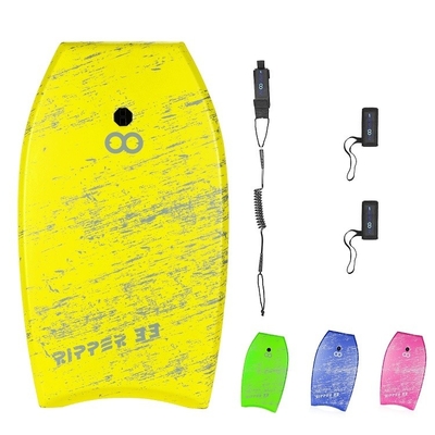 水遊び用のソフトサーフボード サイダー 身長2'-4' 60cm-120cm 黄色 アドベンチャー