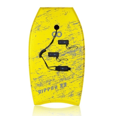 水遊び用のソフトサーフボード サイダー 身長2'-4' 60cm-120cm 黄色 アドベンチャー