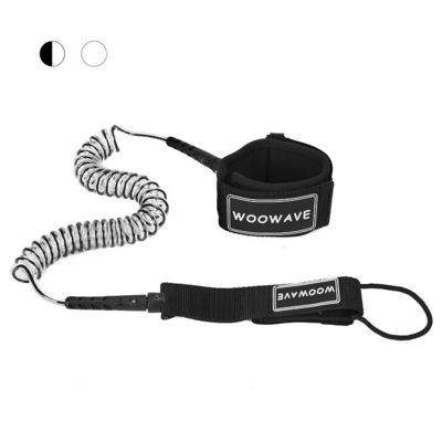 10'巻き SUP Leash TPU カスタムパドルボード Leash OEM スタンドアップパドルボードのためのサーフリード