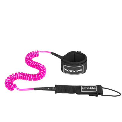 10'巻き SUP Leash TPU カスタムパドルボード Leash OEM スタンドアップパドルボードのためのサーフリード