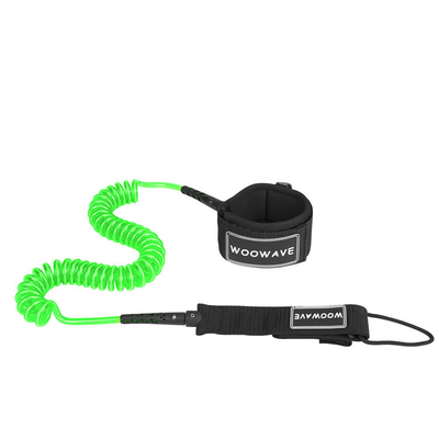 10'巻き SUP Leash TPU カスタムパドルボード Leash OEM スタンドアップパドルボードのためのサーフリード