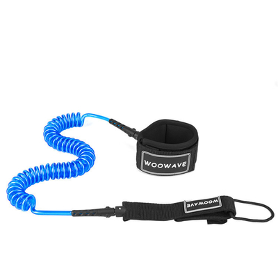 10'巻き SUP Leash TPU カスタムパドルボード Leash OEM スタンドアップパドルボードのためのサーフリード