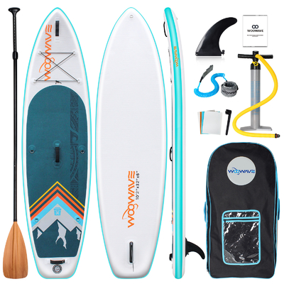 10'2*32''*6' 水上スポーツとヨガのためのスタンドアップパドルボード ダブルレイヤーデザイン