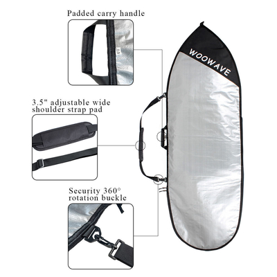 耐久性 ウーワブ パーソナライズド ロングボード SUP バッグ カバー 1.51kg の軽量