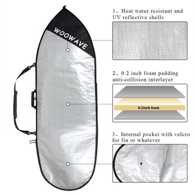 耐久性 ウーワブ パーソナライズド ロングボード SUP バッグ カバー 1.51kg の軽量